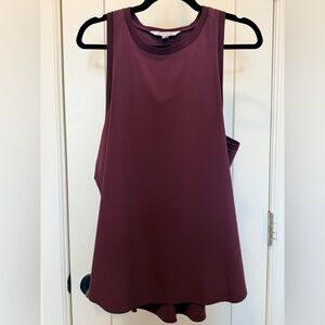 Elegant Sleeveless Top - Deep Purple